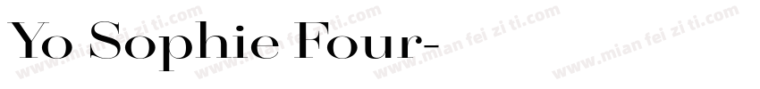 Yo Sophie Four字体转换